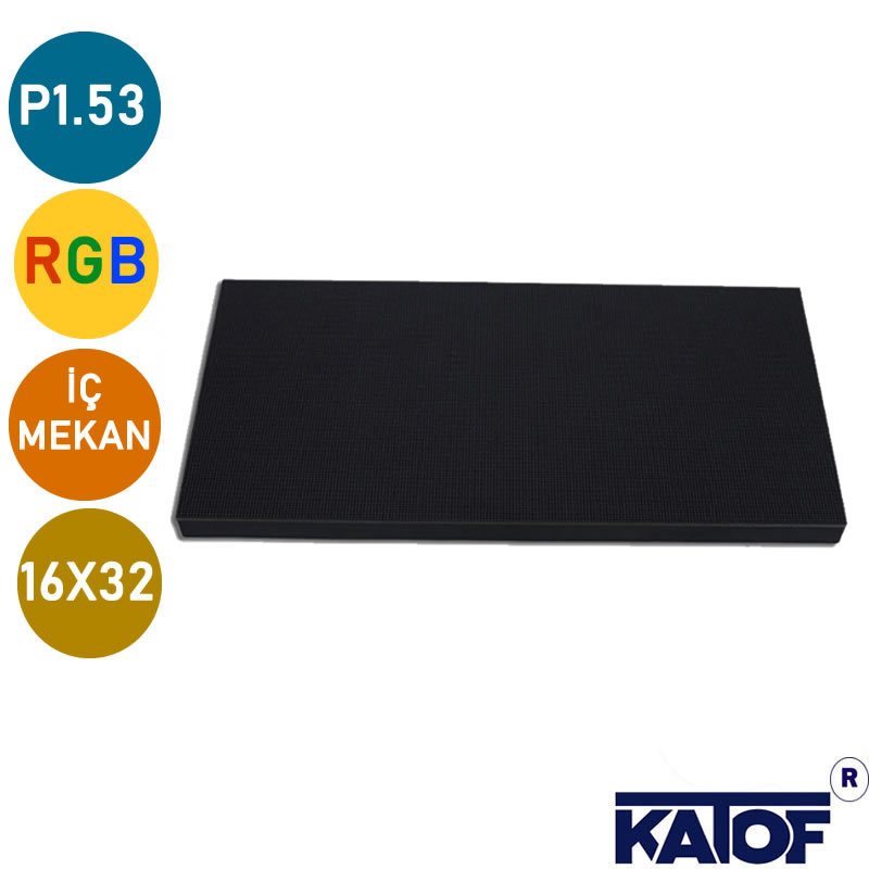 P1.53 RGB İç Mekan HD Led Ekran Paneli 16x32cm | Karaköy Led Shop