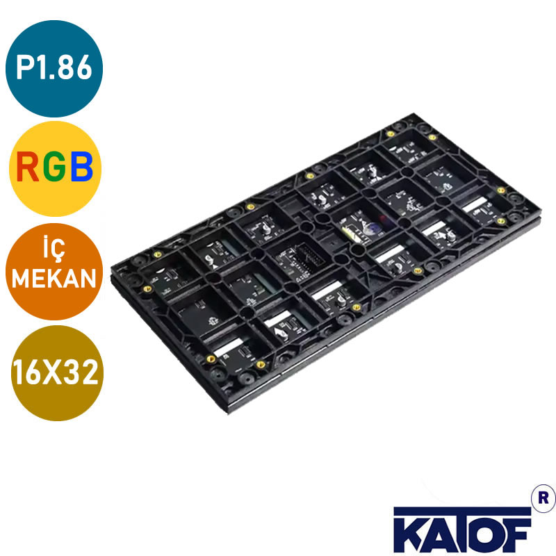 P1.86 RGB İç Mekan HD Led Ekran Paneli 16x32cm (A KALİTE) – Karaköy Led ...