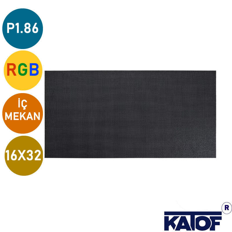 P1.86 RGB İç Mekan HD Led Ekran Paneli 16x32cm (A KALİTE) – Karaköy Led ...