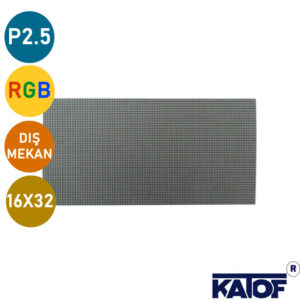 P2.5 RGB Dış Mekan Smd Led Ekran Paneli 16x32cm