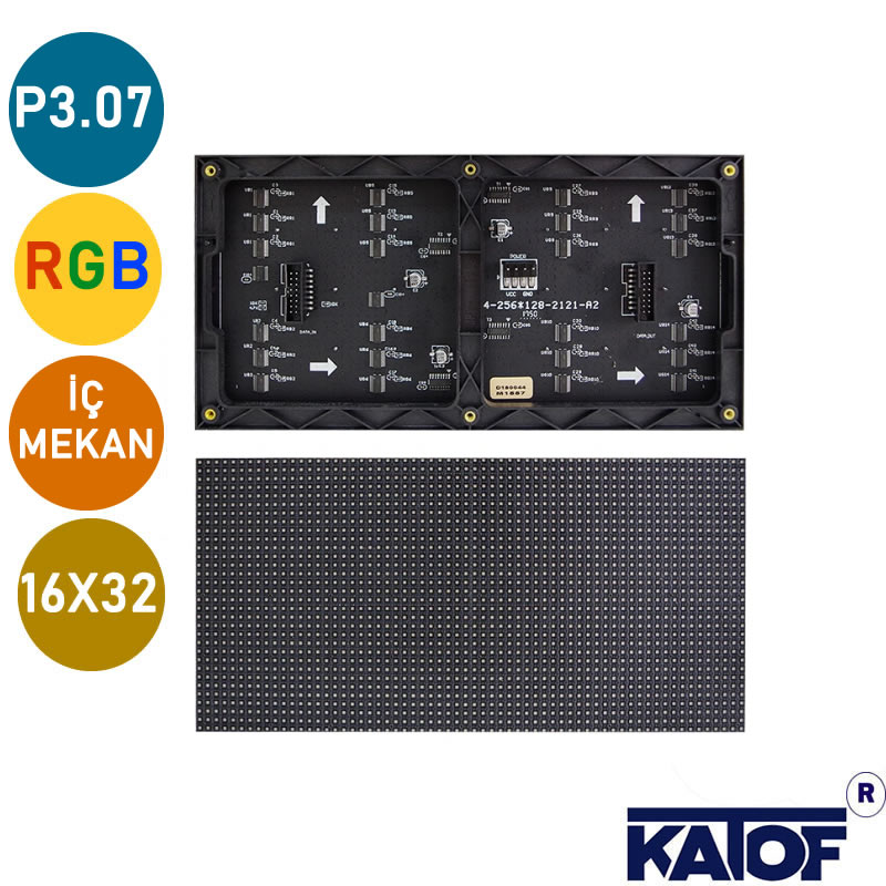 P3.07 RGB İç Mekan Smd Led Ekran Paneli 16x32cm – Karaköy Led Shop