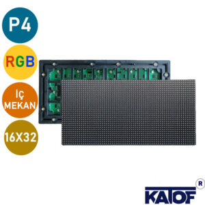P4 RGB İç Mekan Smd Led Ekran Paneli 16x32cm