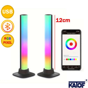 Usb'li Bluetooth'lu Akıllı RGBIC Pixel Led Tüp Bar 2'li