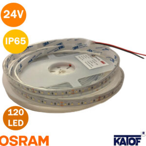 Osram 24V 2835smd 120Ledli IP65 10mm Şerit Led