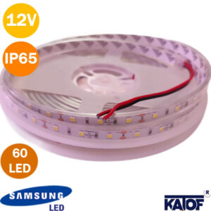 Samsung 12V Beyaz IP65 2835smd 60led (5 metre)