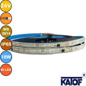 24V WS2814 IP65 RGBW 60Ledli Pixel Led RGB+Beyaz
