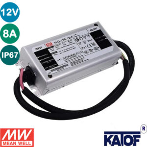 MeanWell 12V 8A IP67 Led Sürücü XLG-100-12-A XLG10012A