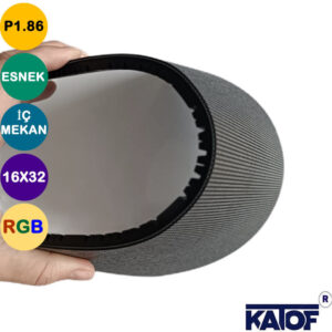 P1.86 Esnek RGB İç Mekan HD Led Ekran Paneli 16x32cm - Görsel 2
