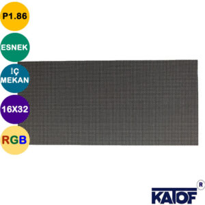 P1.86 Esnek RGB İç Mekan HD Led Ekran Paneli 16x32cm - Görsel 4