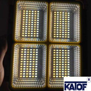 200Watt 3Renk Solar Enerjili Usb Şarjlı Taşınabilir Led Projektör - Görsel 7