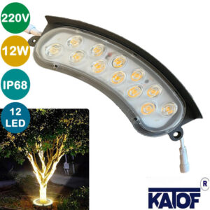 220Volt 12W Bahçe, Peyzaj ve Ağaç Aydınlatma Armatürü - Görsel 3