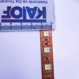 12V Soğuk Beyaz 5050Smd IP20 60Ledli 12mm Bakır Pcb Şerit Led - Görsel 4