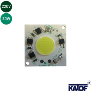 220 Volt 20 Watt 36 mm x 36 mm Cob Led