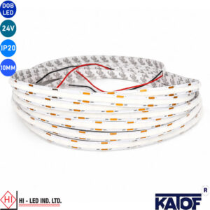 24Volt Beyaz 15W 288Ledli IP20 10MM Dob Şerit Led 5 Metre