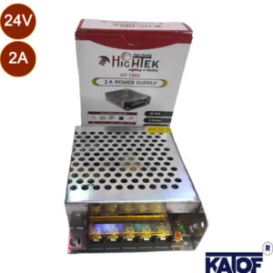 24Volt 2Amper 50W IP20 Kalın Kasa Metal Adaptör - Görsel 2