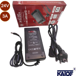 24Volt 3Amper 72W Plastik Masa Tipi Adaptör - Görsel 3