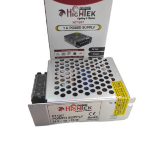 24Volt 1Amper 24W IP20 Kalın Kasa Metal Adaptör - Görsel 2