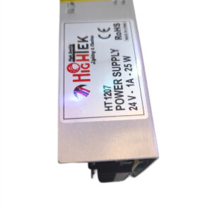 24Volt 1Amper 24W IP20 Kalın Kasa Metal Adaptör - Görsel 3