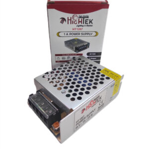 24Volt 1Amper 24W IP20 Kalın Kasa Metal Adaptör - Görsel 1