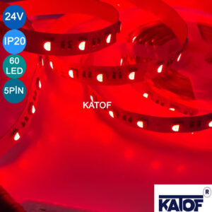24V RGBW Şerit Led 5050smd 60ledli IP20 12mm - Görsel 5
