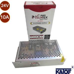 24Volt 10Amper 240W Kalın Kasa Metal Adaptör - Görsel 4