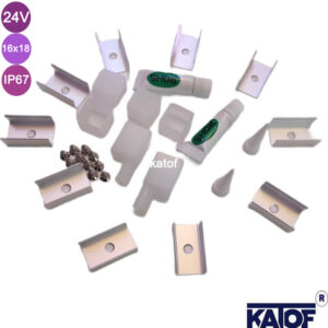 24V 16X18MM Flat Neon Led Gün Işığı IP67 - Görsel 4