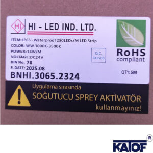 24Volt Gün Işığı 23mm 14W 360 Derece Neon Led - Görsel 9