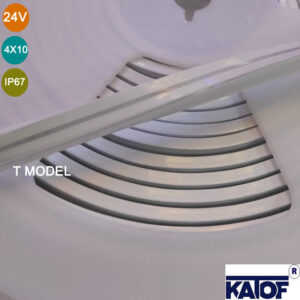 24V 4x10mm T Model IP67 Mdf Mobilya arası Neon Led - Görsel 3