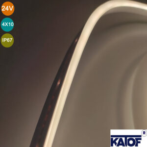 24V 4x10mm T Model IP67 Mdf Mobilya arası Neon Led - Görsel 7