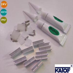 24V 4x10mm T Model IP67 Mdf Mobilya arası Neon Led - Görsel 5