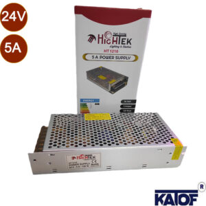 24Volt 5Amper 120W IP20 Kalın Kasa Metal Adaptör