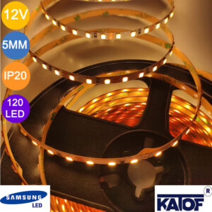 Samsung 12V 5mm 2835smd Gün Işığı IP20 120ledli Şerit - Görsel 4
