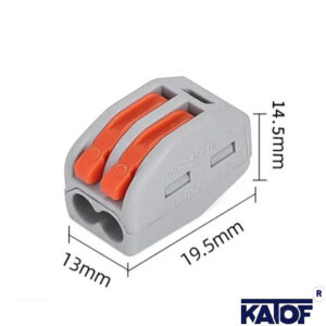 250V 32A 2Kutuplu Hızlı Kablo Bağlantı Konnektör - Görsel 3