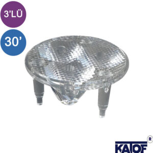 3'lü 30Derece 50mm Grup Lens Şeffaf