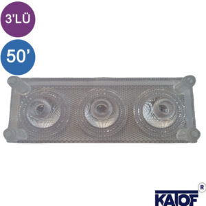 3'lü 50Derece Tırtıklı Şeffaf Grup Lens - Görsel 3