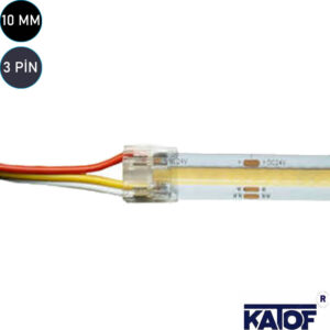 10mm 3pin Tek Taraflı Smd Cob Led Birleştirme Kablosu - Görsel 5