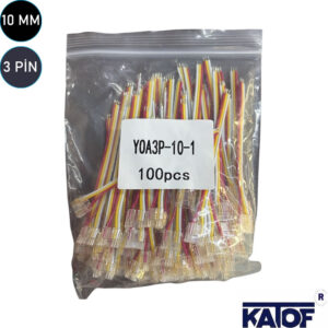 10mm 3pin Tek Taraflı Smd Cob Led Birleştirme Kablosu - Görsel 2