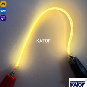 3V 130mm Gün Işığı Esnek Filament LED – Retro Dekoratif Aydınlatma - Görsel 3