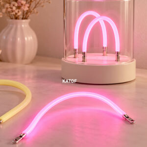 3V 130mm Pembe Esnek Filament LED – Retro Dekoratif Aydınlatma - Görsel 3
