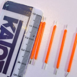 3V 38 mm Kırmızı Cob Filament LED – Sert Çubuk - Görsel 3