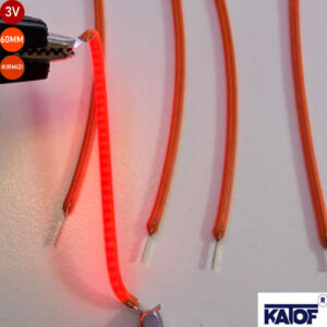 3V 60 mm Kırmızı Esnek Filament LED – Retro Dekoratif Aydınlatma - Görsel 3