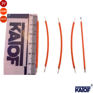 3V 60 mm Kırmızı Esnek Filament LED – Retro Dekoratif Aydınlatma