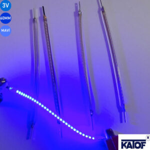 3V 60 mm Mavi Esnek Filament LED – Retro Dekoratif Aydınlatma - Görsel 3