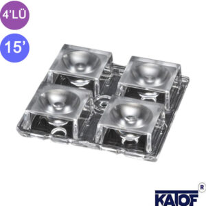 2x2 4'lü 15Derece 50x50mm XP Modül Lens