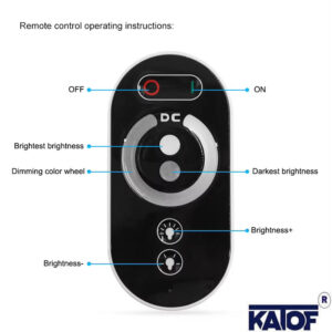 30A 5-24V Tek Renk Led Dokunmatik Kumandalı Kontrol Modülü - Görsel 7