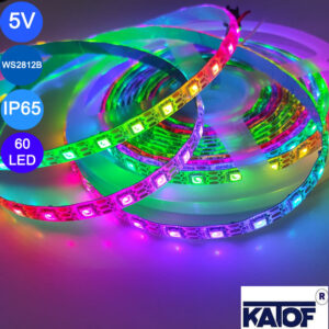 5V WS2812b IP65 RGB Pixel Şerit 60Ledli - Görsel 5
