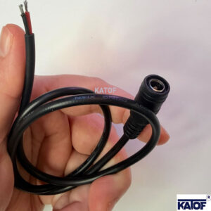 60cm Kablolu 2pin Dişi Jacklı Adaptör Uzatma Kablosu 5.5x2.1mm 20 AWG - Görsel 3
