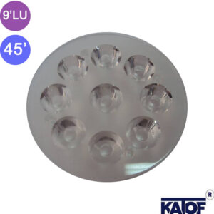 9'lu 45Derece Tırtıklı 100mm Grup Lens