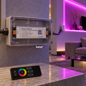 HPW363 220V DC 400W RGB LED Kontrol Ünitesi – Bluetooth ve RF Kumandalı - Görsel 3