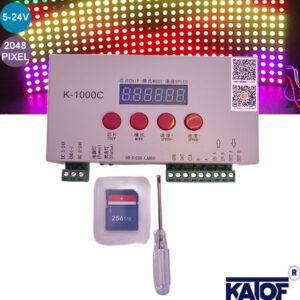 K-1000C 5-24V 2048Pixel Programlanabilir RGB Pixel LED Kontrol Cihazı